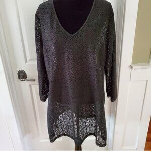 Mario Serrani lace beach cover up